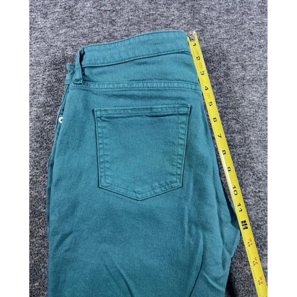Fossil Vintage Pencil Jeans Womens 29 Pine Green Slim Tapered Denim Pants - Picture 8 of 9